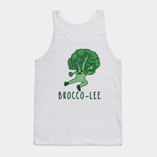 Brocco-lee | funny broccoli pun. Tank Top